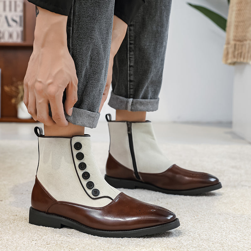 Hartford Leather Boots — Allyours Closet (view 5)