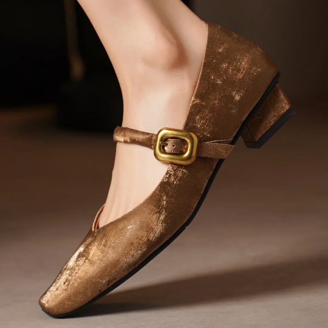 Velora Velvet Heels — Allyours Closet (view 2)