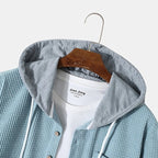 Mason Corduroy Hooded Shirt — Allyours Closet (view 4)
