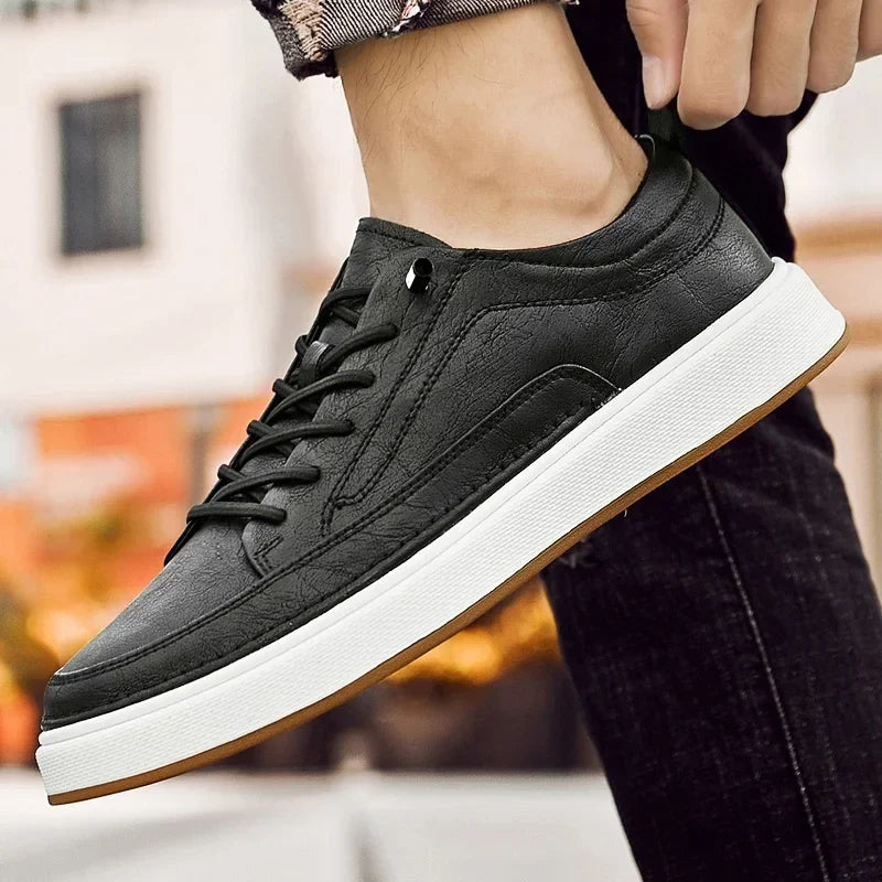 Rowan Leather Sneakers — Allyours Closet (view 9)
