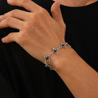 Obsidian Cross Bracelet — Allyours Closet (view 6)