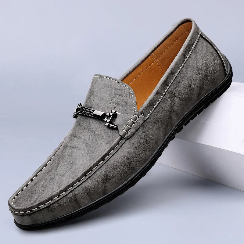 Valente Genuine Leather Loafers — Allyours Closet
