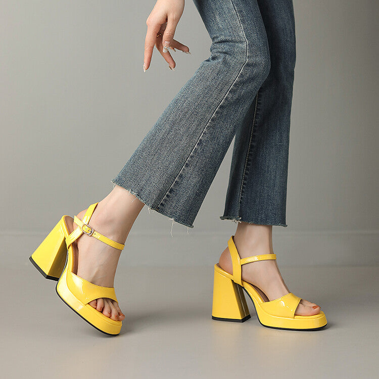 Valetta Gloss Heels — Allyours Closet (view 2)