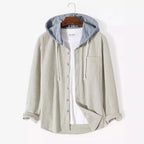 Mason Corduroy Hooded Shirt — Allyours Closet (view 9)