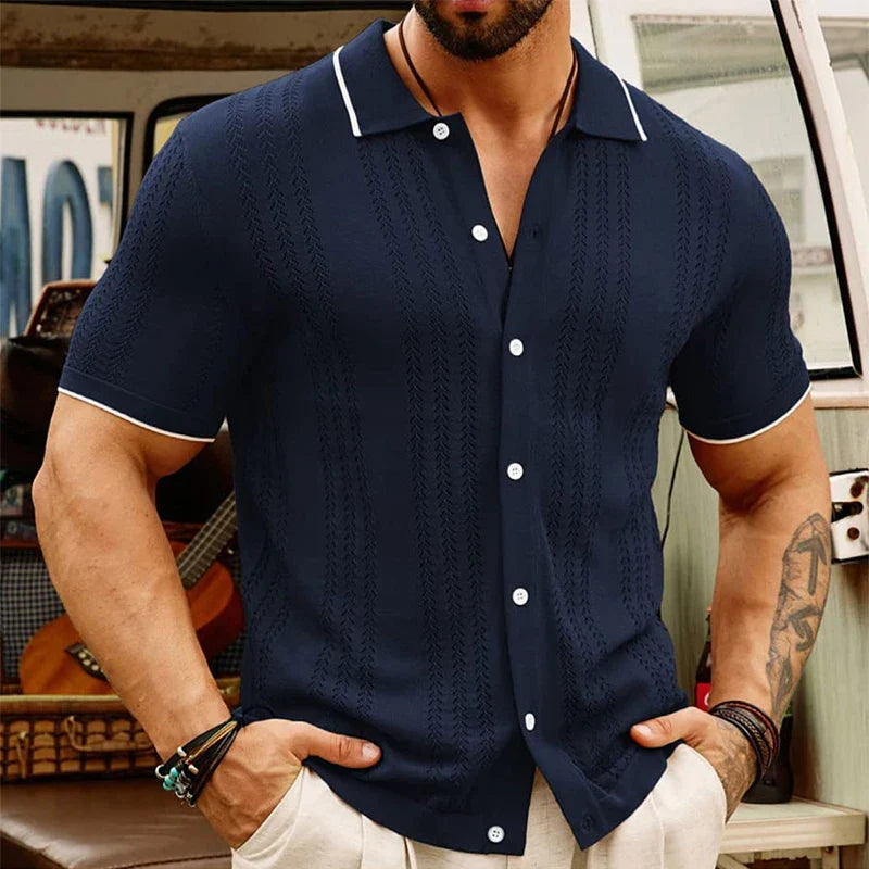 Jacquard Knit Shirt — Allyours Closet (view 7)