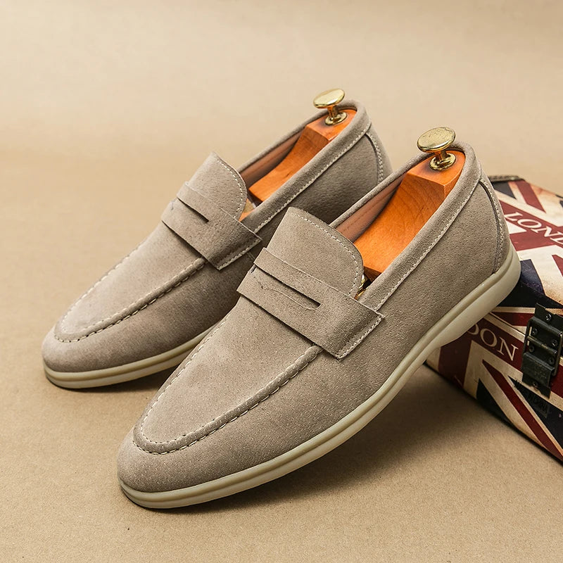 Bradford Suede Loafers — Allyours Closet