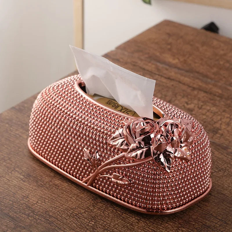 Rosetta Bloom Tissue Box Holder — Allyours Closet (view 2)