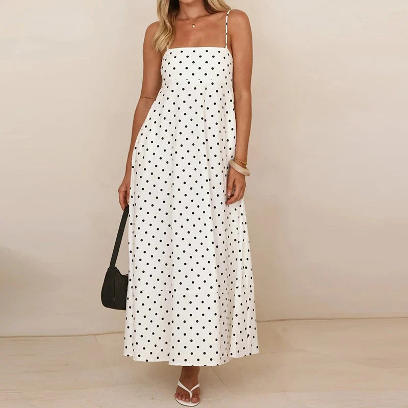 Amalfi Polka Dot Dress — Allyours Closet (view 5)