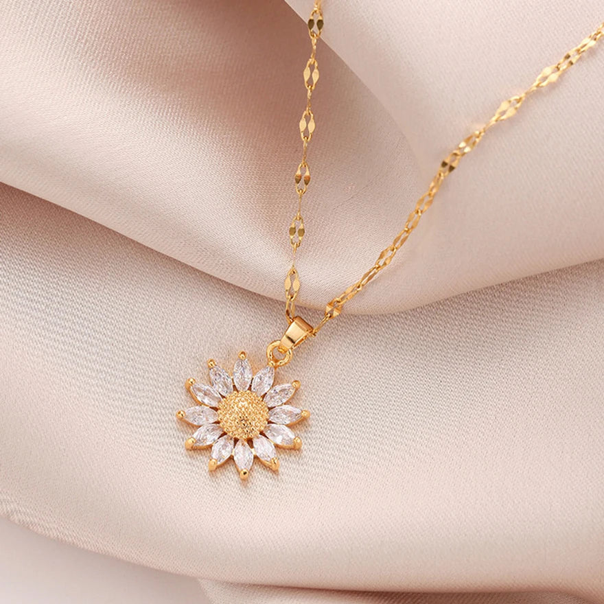 Sunflower Necklace — Allyours Closet (view 3)