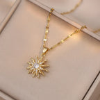 Solar Spin Necklace — Allyours Closet