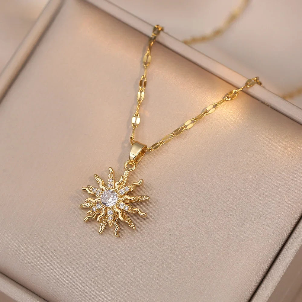 Solar Spin Necklace — Allyours Closet