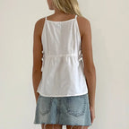 Elara Bow Tank Top — Allyours Closet (view 6)