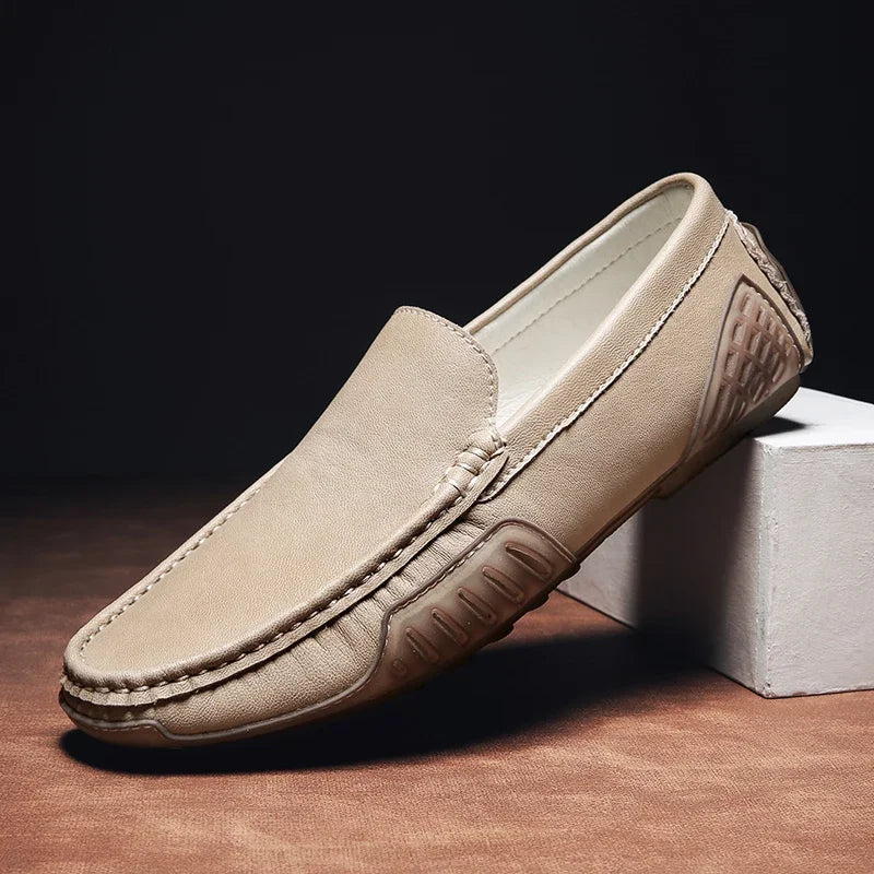 Iman Marco Leather Loafers — Allyours Closet