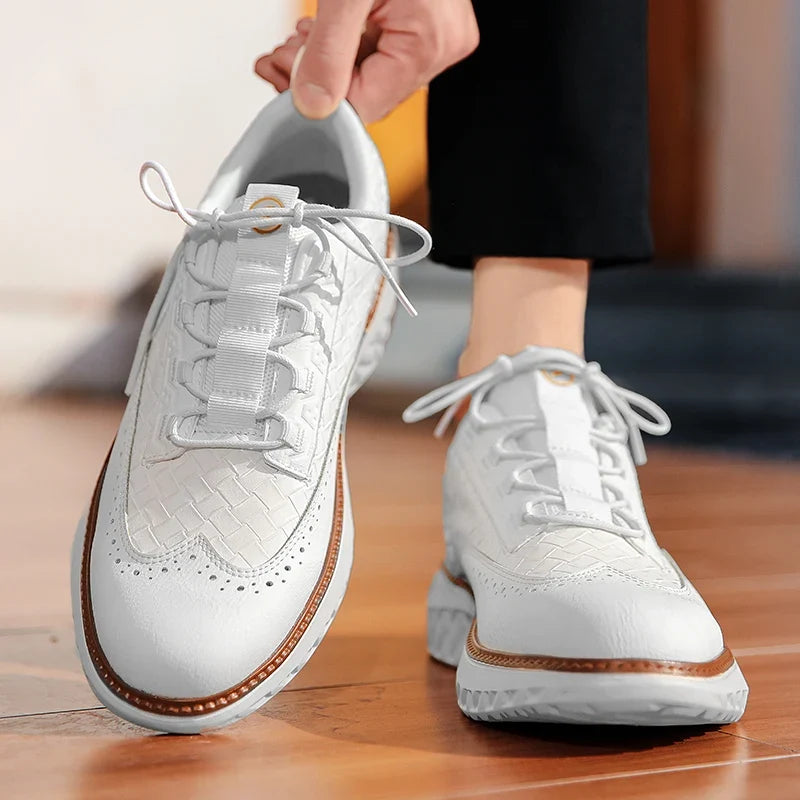 Axis Leather Sneakers — Allyours Closet (view 8)
