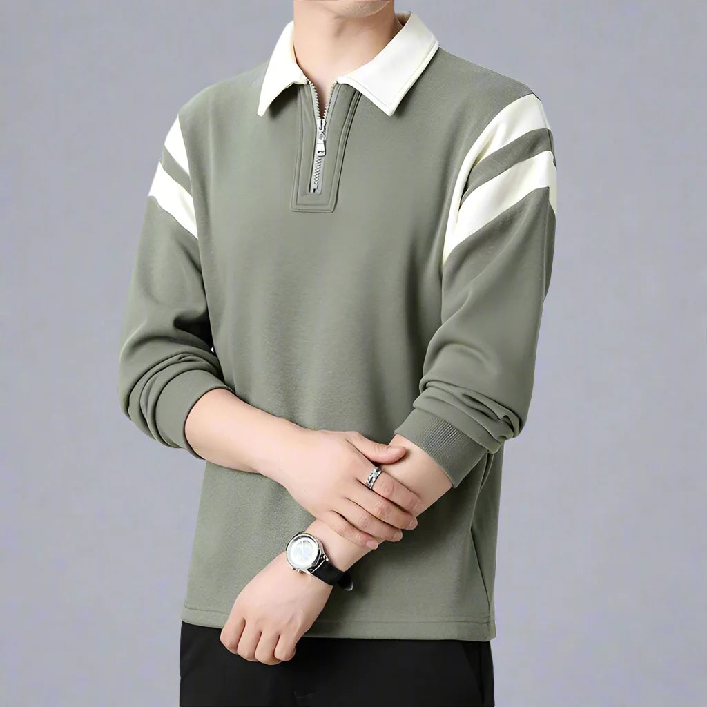 Cambridge Long-Sleeve Polo — Allyours Closet