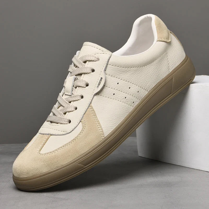 Emilio Leather Sneakers — Allyours Closet