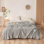 Arden Waffle Knit Blanket — Allyours Closet (view 4)
