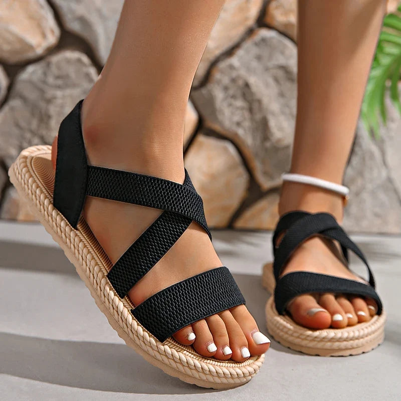 Isla Weave Sandals — Allyours Closet (view 4)