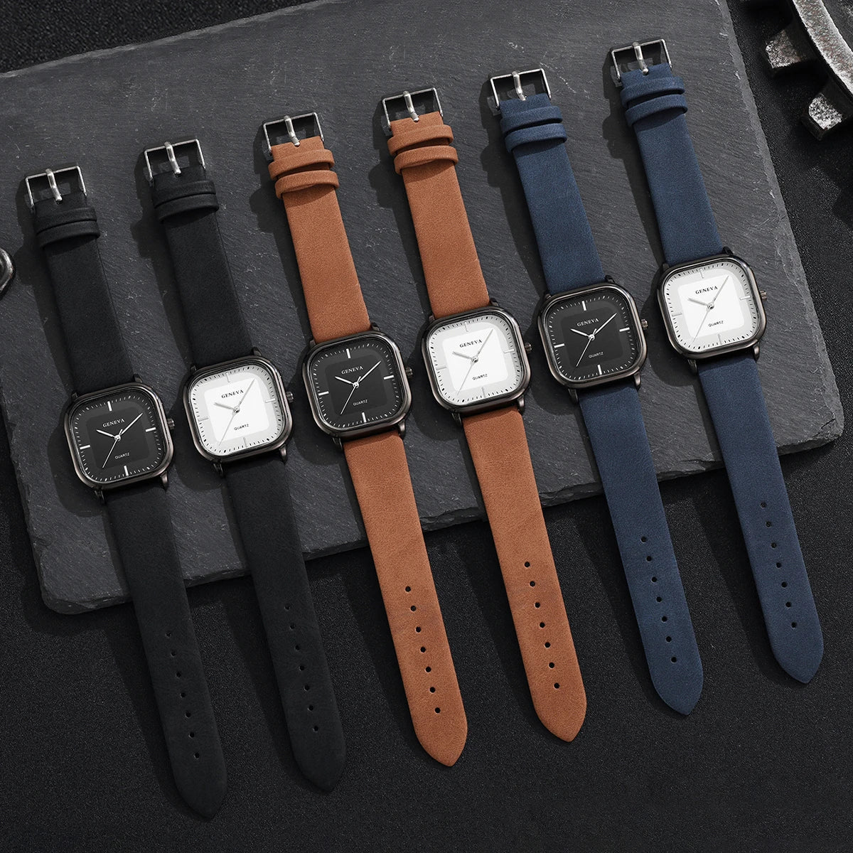 Geneva Square Dial Watch — Allyours Closet (view 4)