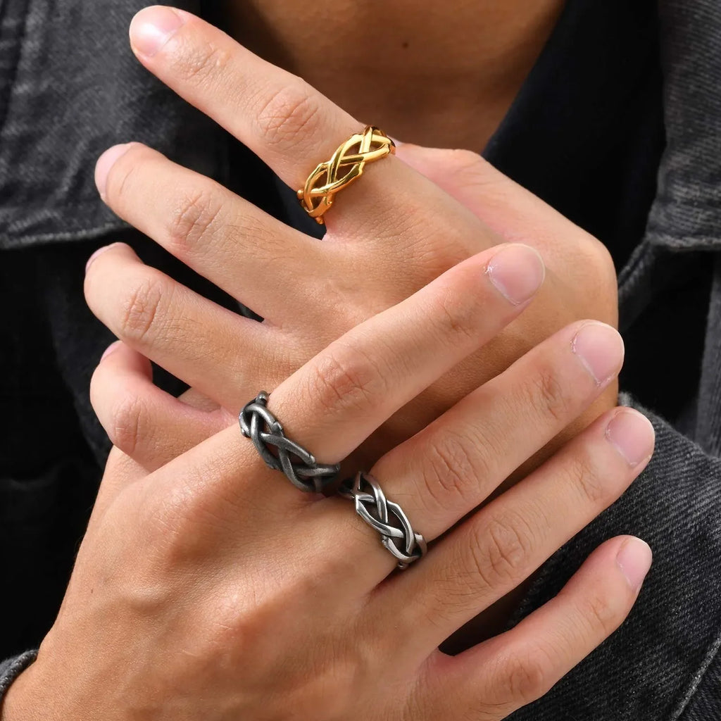 Thorn Steel Ring — Allyours Closet