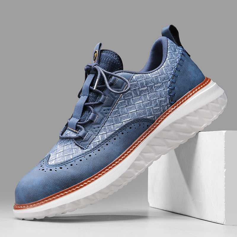 Axis Leather Sneakers — Allyours Closet