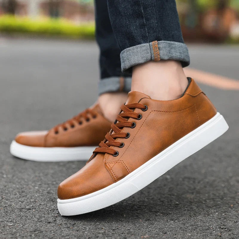 Marcello Leather Sneakers — Allyours Closet (view 2)
