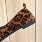 Leopard Vale Leather Flats — Allyours Closet (view 7)
