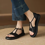 Whitney Leather Sandals — Allyours Closet (view 2)