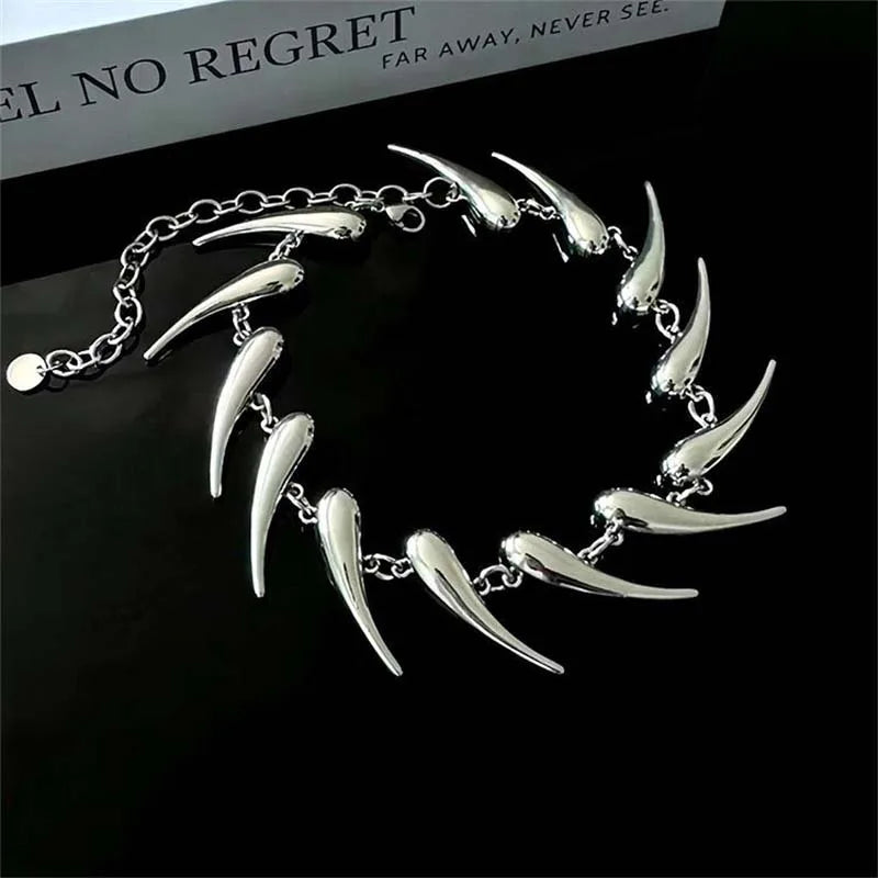 Steel Talon Necklace — Allyours Closet (view 3)