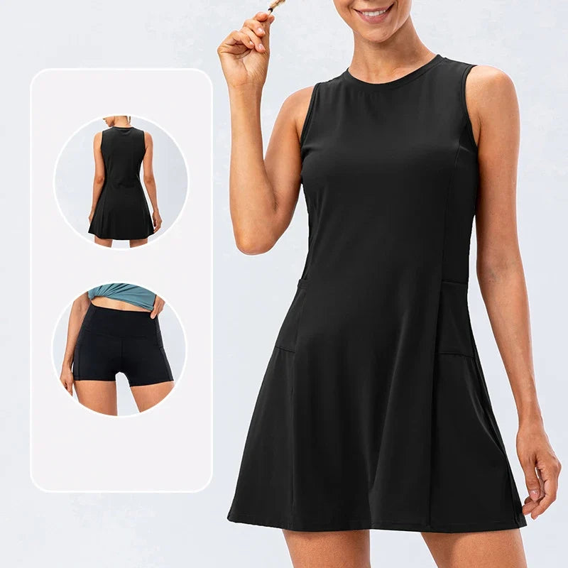 Aloura Athleisure Tennis Dress — Allyours Closet (view 8)