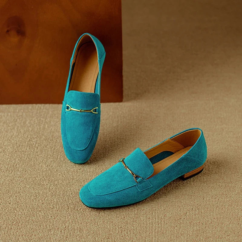 Maristelle Suede Loafers — Allyours Closet