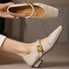 Velora Velvet Heels — Allyours Closet (view 8)