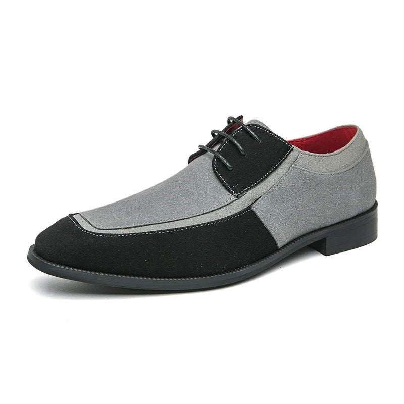 Luciano Suede Dress Shoes — Allyours Closet (view 9)