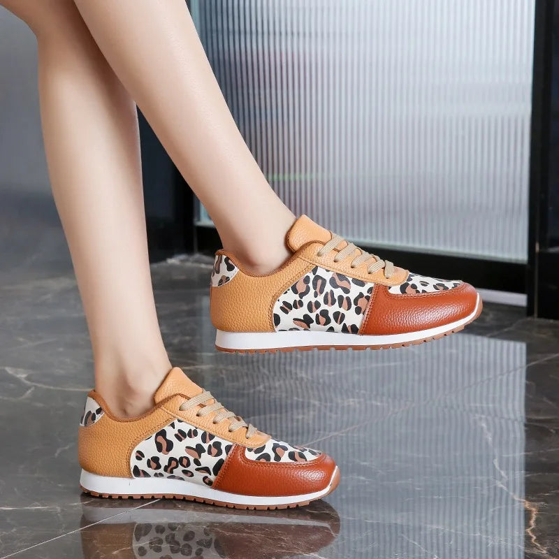 Savannah Leopard Sneakers — Allyours Closet (view 2)