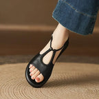 Whitney Leather Sandals — Allyours Closet (view 4)