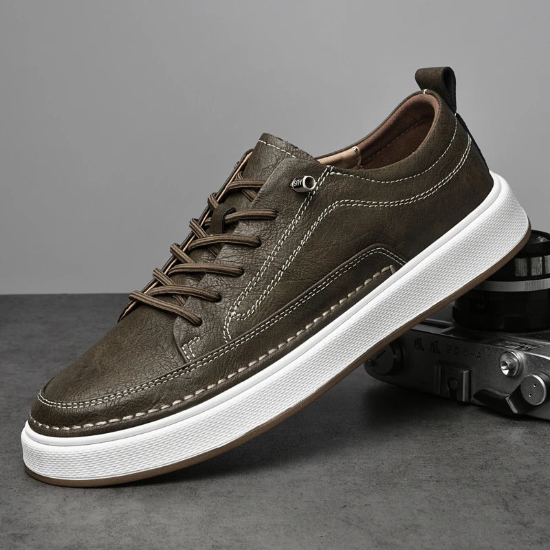 Rowan Leather Sneakers — Allyours Closet (view 2)