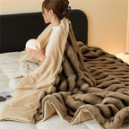 Calista Fur Blanket — Allyours Closet (view 2)