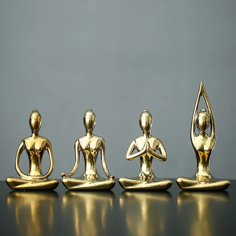 Zen Pose Ceramic Figurines — Allyours Closet