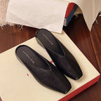 Vale Leather Flats — Allyours Closet (view 4)