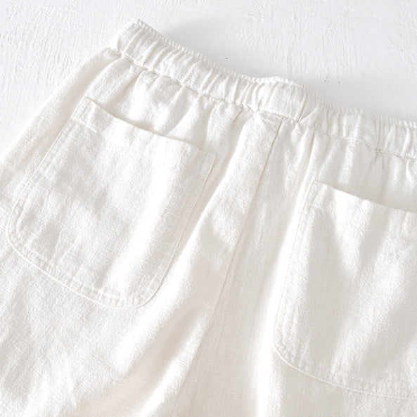 Marston Linen Blend Shorts — Allyours Closet (view 11)