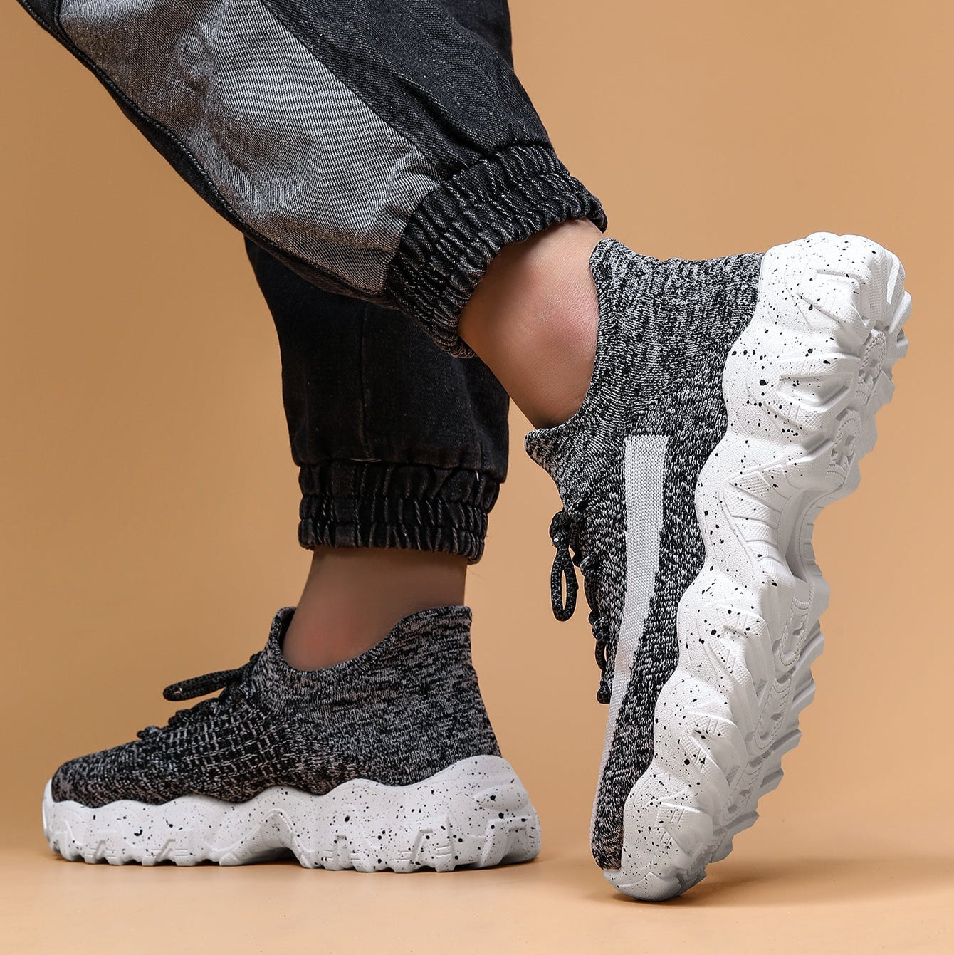 Drifter Knit Sneakers — Allyours Closet (view 9)