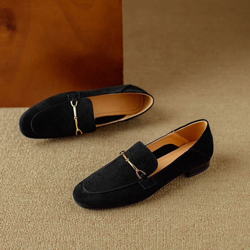 Maristelle Suede Loafers — Allyours Closet (view 8)