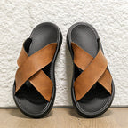 Viento Leather Sandals — Allyours Closet