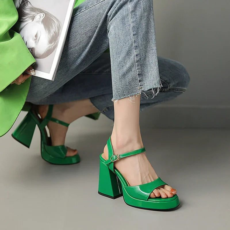 Valetta Gloss Heels — Allyours Closet (view 5)