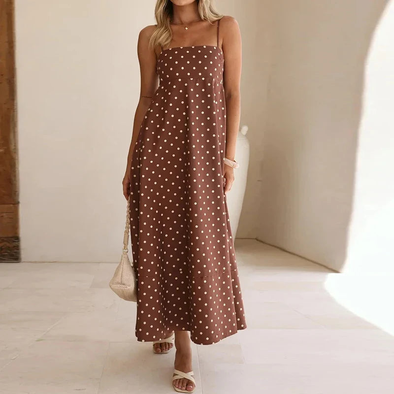 Amalfi Polka Dot Dress — Allyours Closet