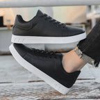 Bastien Leather Sneakers — Allyours Closet (view 11)