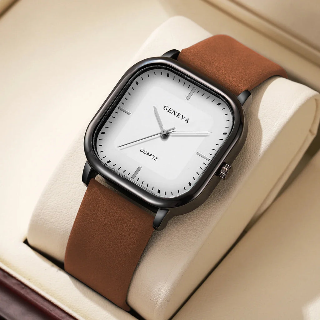 Geneva Square Dial Watch — Allyours Closet (view 6)