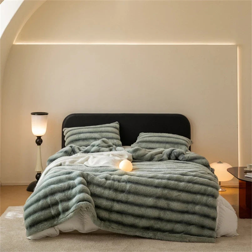 Calista Fur Blanket — Allyours Closet (view 9)