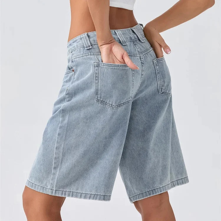 90's Low Rise Jean Shorts — Allyours Closet (view 2)