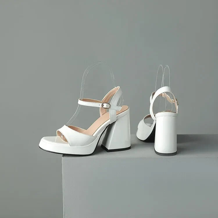 Valetta Gloss Heels — Allyours Closet (view 11)